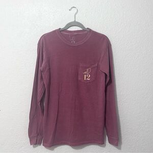 12 Ridges Vineyard long sleeve shirt maroon size small